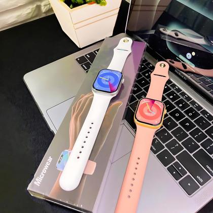 Imagem de Smartwatch W29 Amoled Qualidade Premium Original Microwear Chat GPT, assistente de voz, GPS tracking, modos esportivos