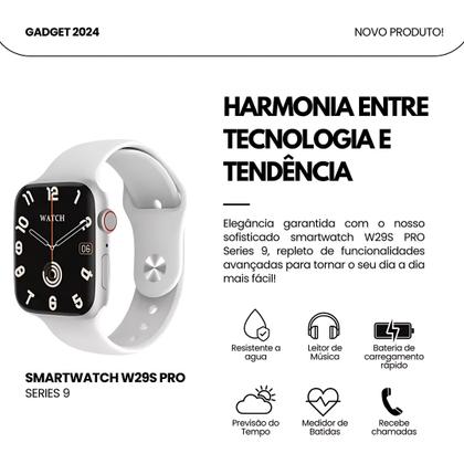 Imagem de Smartwatch W29 Amoled Qualidade Premium Original Microwear Chat GPT, assistente de voz, GPS tracking, modos esportivos