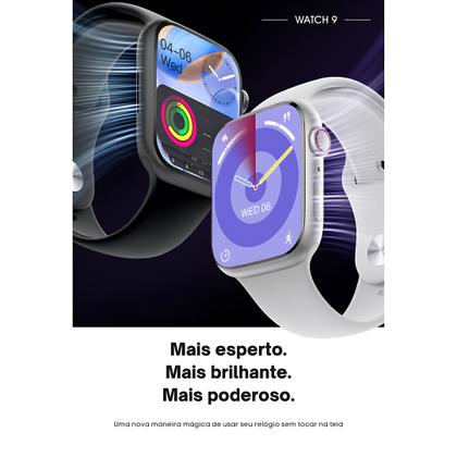 Imagem de Smartwatch W29 Amoled Qualidade Premium Original Microwear Chat GPT, assistente de voz, GPS tracking, modos esportivos