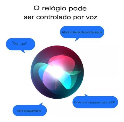 Imagem de Smartwatch Watch X Mini Branco 38mm A Prova D'gua Séries 10 Tela Amoled Chatgpt Gps Notificações de Redes Social