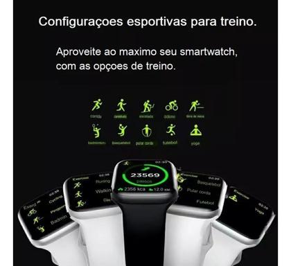 Imagem de Smartwatch Watch X Mini Preto 38mm A Prova D'gua Séries 10 Tela Amoled Chatgpt Gps Notificações de Redes Social