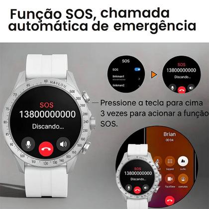 Imagem de Smartwatch XiaomiMi Haylou Solar Pro Amoled A Prova Dagua Com Certifcação Militar