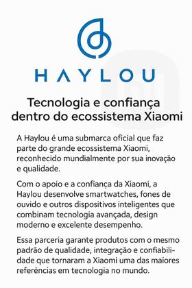 Imagem de Smartwatch XiaomiMi Haylou Solar Pro Amoled A Prova Dagua Com Certifcação Militar