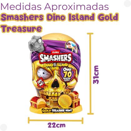 Imagem de Smashers Dino Island Gold Treasure Hunt Série 1 - Fun