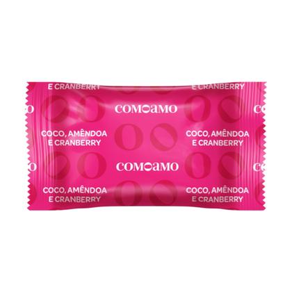 Imagem de Snack Mini Coco Com Amêndoa E Cranberry Sem Açúcar ComoAmo - 8 Unidades 56g