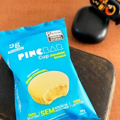 Imagem de Snack Proteico Cup Chocolate Branco Pincbar 24g