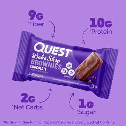 Imagem de Snack Quest Bake Shop Brownies de Chocolate, paquete de 4