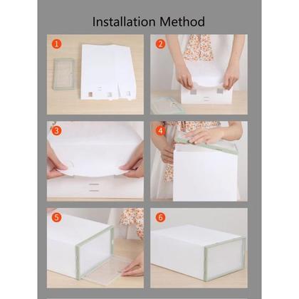 Imagem de Sneaker Box Organizador De Sapatos E Objetos PRETA 10 Unidad