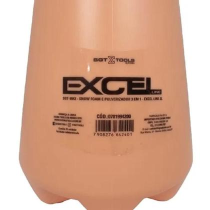 Imagem de Snow Foam e Pulverizador 2L Manual 3 em 1 Para Lavar Carro E Moto Excel Line Automotivo Sigma Tools