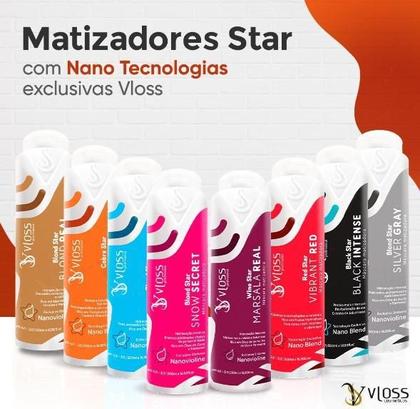 Imagem de Snow Secret Máscara Efeito Platinado Branco Vloss Matiz 500G