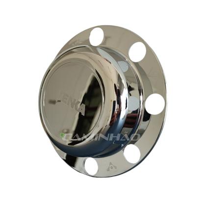 Imagem de Sobre Tampa Cromada Cubo Dianteira para Mercedez-Benz Atego / Actros / Axor - 16cm - Diâmetro Interno Cubo 10cm