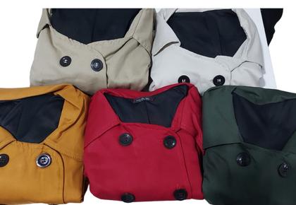 Imagem de Sobretudo Feminino Casaco Trench Coat com cinto, forrado, jaqueta, jaquetão inverno