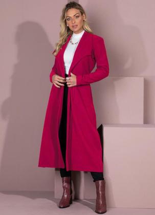 Imagem de Sobretudo Feminino Plus Size Longo Tamanhos Grandes Inverno Casaco