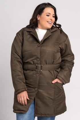 Imagem de Sobretudo Feminino Plus Size Microfibra Forrado Bolsos Frente - Serena