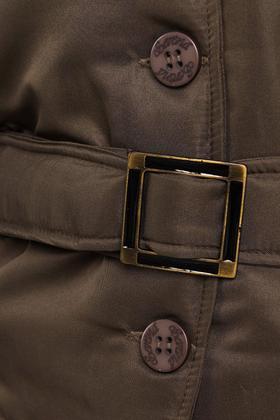 Imagem de Sobretudo Feminino Plus Size Microfibra Forrado Bolsos Frente - Serena