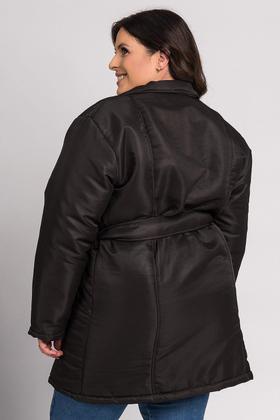 Imagem de Sobretudo Feminino Plus Size Microfibra Forrado Bolsos Frente - Serena