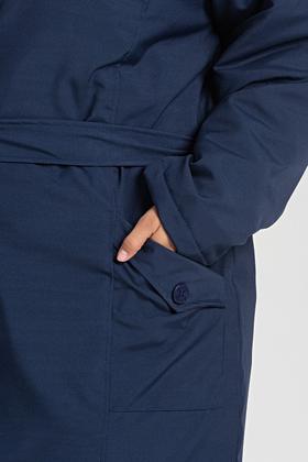 Imagem de Sobretudo Feminino Plus Size Microfibra Forrado Bolsos Frente - Serena