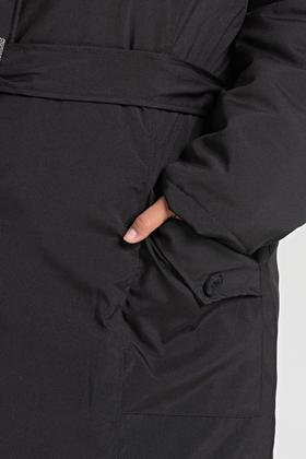 Imagem de Sobretudo Feminino Plus Size Microfibra Forrado Bolsos Frente - Serena