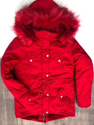 Imagem de Sobretudo Parka Feminina Forrada com Pelinhos Plus size inverno tamanho P M G G1 G2 G3 G4 G5