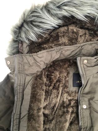 Imagem de Sobretudo Parka Feminina Forrada com Pelinhos Plus size inverno tamanho P M G G1 G2 G3 G4 G5