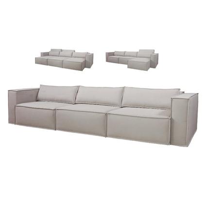 Imagem de Sof Retrtil e Reclinvel Belluno 2,06cm Bege