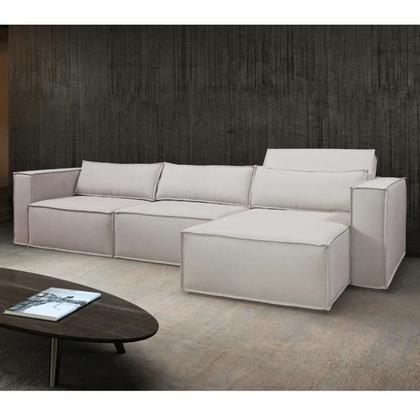 Imagem de Sof Retrtil e Reclinvel Belluno 2,06cm Bege