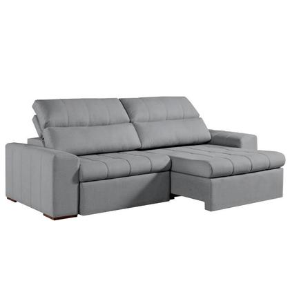 Imagem de Sof Retrtil e Reclinvel com Molas 3 Lugares 2,30cm Monti Grafite