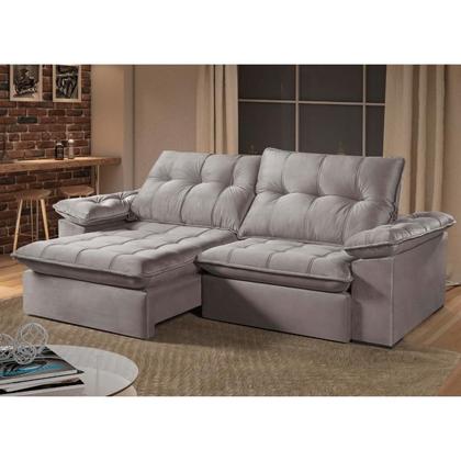 Imagem de Sof Retrtil e Reclinvel com Molas 5 Lugares 2,90cm Pienza