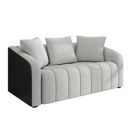 Imagem de Sofá 02 Lugares com Assento Fixo e Encosto com Almofadas Soltas Sidney