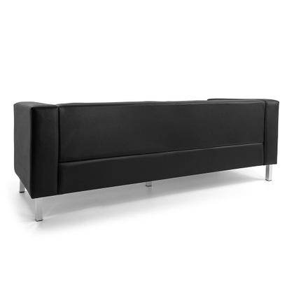 Imagem de Sofá 03 Lugares Kubo Corano C-05 Pés de Aço Cromado D07 - D'Rossi