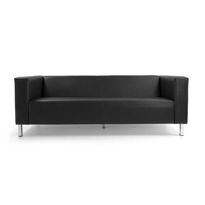 Imagem de Sofá 03 Lugares Kubo Corano C-05 Pés de Aço Cromado D07 - D'Rossi