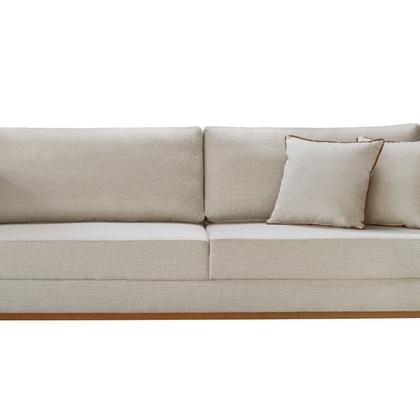 Imagem de Sofá 03 Lugares Paris Linho 1,74M