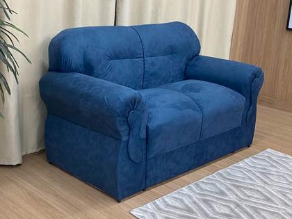 Sofá 2 e 3 Lugares Azul 410 Viena - Alpoim Imagem de Sofá 2 e 3 Lugares Azul 410 Viena