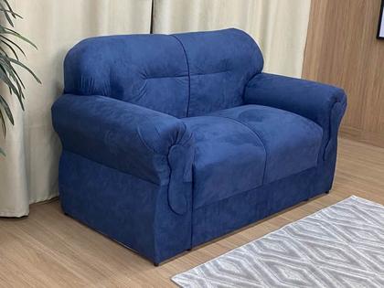 Sofá 2 e 3 Lugares Azul 810 Viena - Alpoim Imagem de Sofá 2 e 3 Lugares Azul 810 Viena