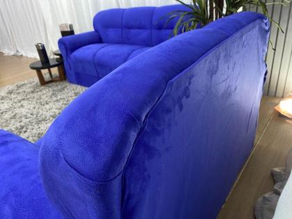 Imagem de Sofá 2 e 3 Lugares Azul 910 Viena