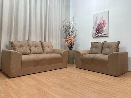 Imagem de Sofá 2 e 3 Lugares Bege 607 Porto