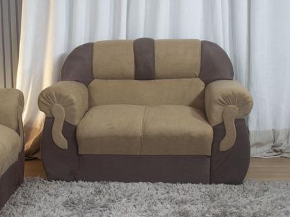Imagem de Sofá 2 e 3 Lugares Bege com Marrom 607/603 Corsa