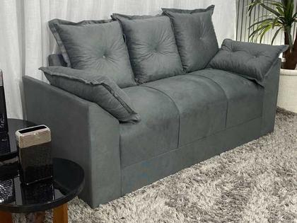 Imagem de Sofá 2 e 3 Lugares Cinza 605 Paris