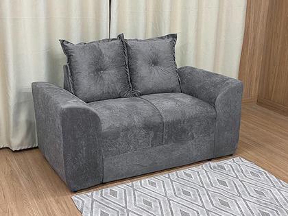 Sofá 2 e 3 Lugares Cinza 605 Porto - Alpoim Imagem de Sofá 2 e 3 Lugares Cinza 605 Porto