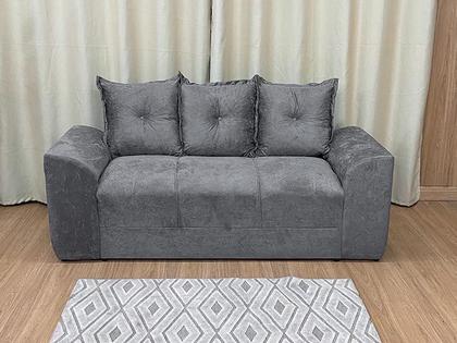 Sofá 2 e 3 Lugares Cinza 605 Porto - Alpoim Imagem de Sofá 2 e 3 Lugares Cinza 605 Porto