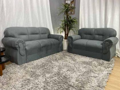 Imagem de Sofá 2 e 3 Lugares Cinza 605 Viena