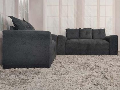 Imagem de Sofá 2 e 3 Lugares Cinza 606 Porto