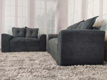 Imagem de Sofá 2 e 3 Lugares Cinza 606 Porto