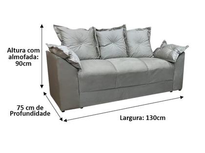 Imagem de Sofá 2 e 3 Lugares Confort Refúgio