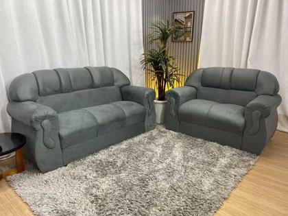 Imagem de Sofá 2 e 3 Lugares Confortavel Cinza 605 Corsa