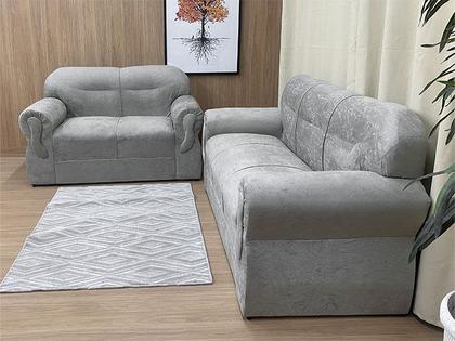 Sofá 2 e 3 Lugares Gelo 505 Viena - Alpoim Imagem de Sofá 2 e 3 Lugares Gelo 505 Viena