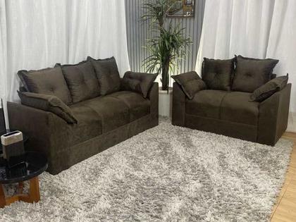 Imagem de Sofá 2 e 3 Lugares Marrom 603 Paris