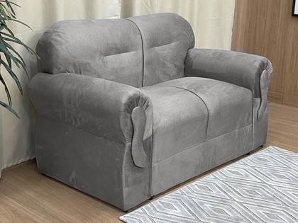 Sofá 2 e 3 Lugares Marrom Cappuccino 630 Viena - Alpoim Imagem de Sofá 2 e 3 Lugares Marrom Cappuccino 630 Viena