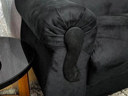 Imagem de Sofá 2 e 3 Lugares Preto 601 Corsa