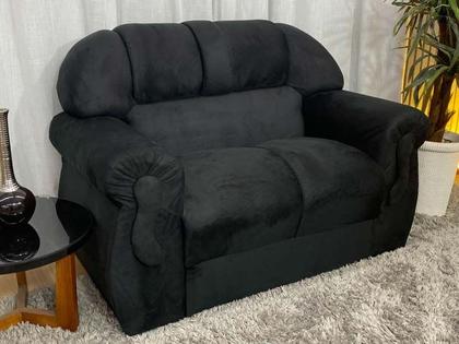 Imagem de Sofá 2 e 3 Lugares Preto 601 Corsa